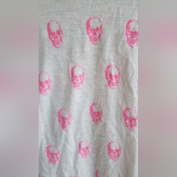 Skull Cashmere Pink Skull Sweater - Picture 2 of 5